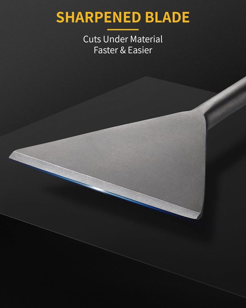 Firecore SDS Max Chisel, 5.9 Inch by 15 Inch Tile Removal Bits for SDS Max Hammer Drill Tool Attachment, Steel Flat Shovel Bit for Removing Linoleum Floor VCT Concrete Mortar Thinset Ceramic Tile - Image 4